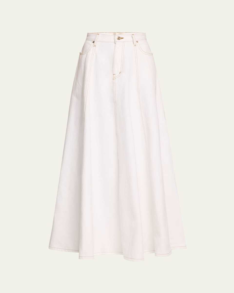 CH x FRAME The Denim Ball Skirt